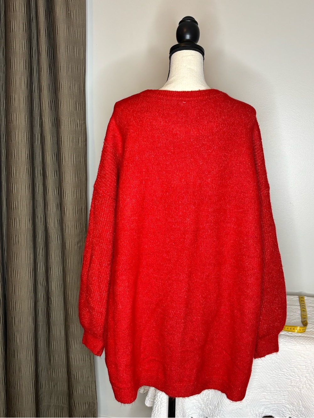 crown & ivy Bright Red Crewneck Sweater - Picture 3 of 6